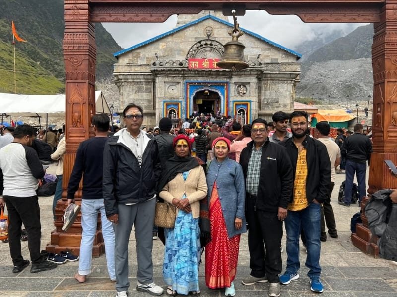Char Dham Yatra of famili